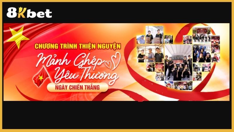 Chương trình thiện nguyện của nhà cái 8KBet