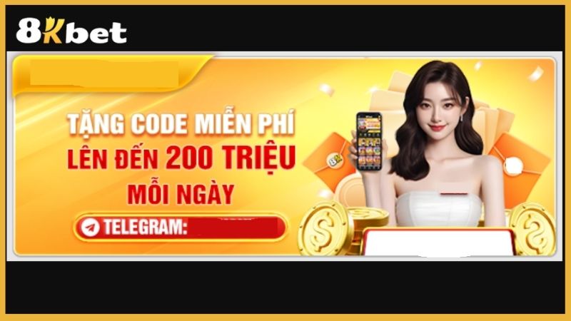 Tính năng tặng code cùng phần thưởng giá trị