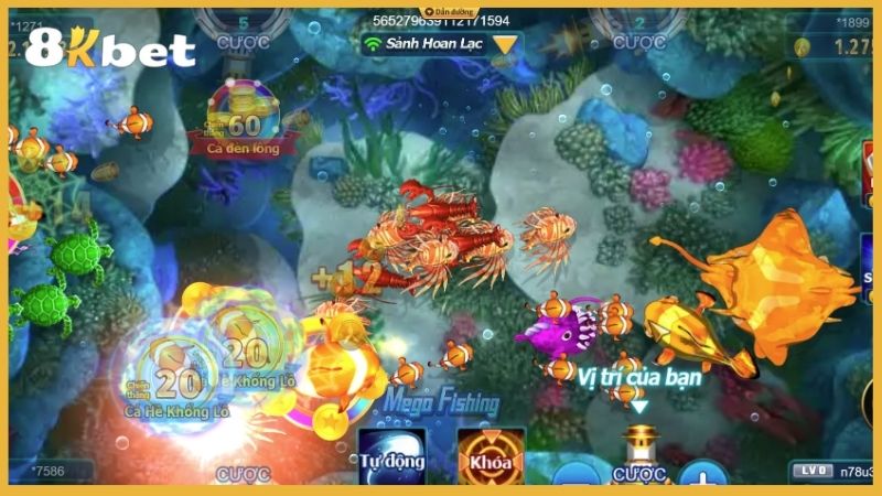 Hướng dẫn cách tham gia chơi bắn cá 8kbet cho newbie