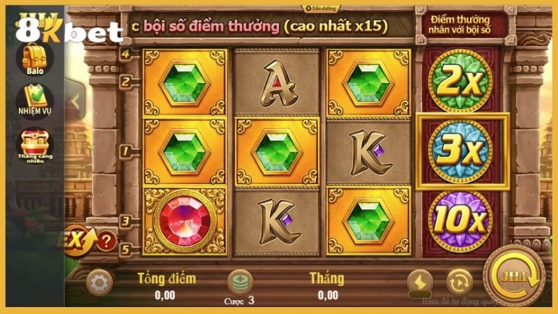 Tỷ lệ rinh thưởng đỉnh của chóp khi chơi nổ hũ 8kbet